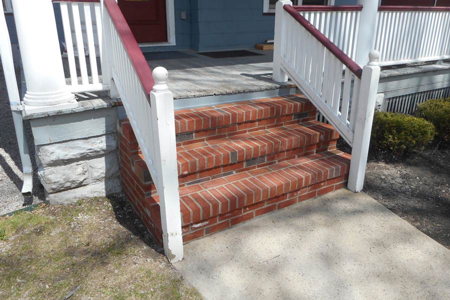 brick steps